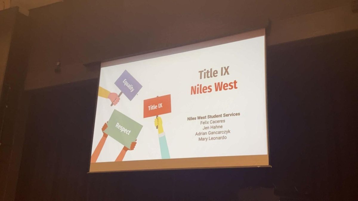 Opening presentation slide for Title 9