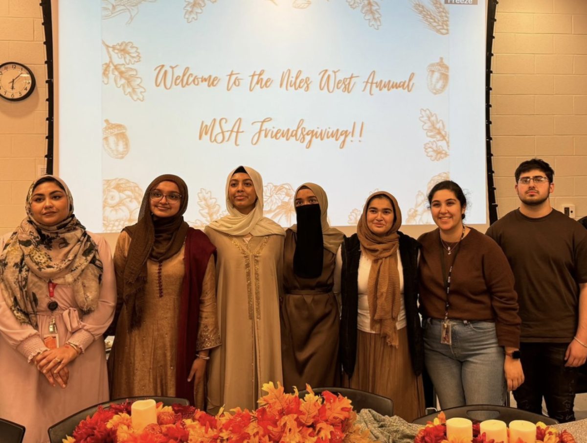 Muslim Student Association (MSA) board members and sponsors (few of the sponsors are not pictured) who organized the Interfaith Friendsgiving. 