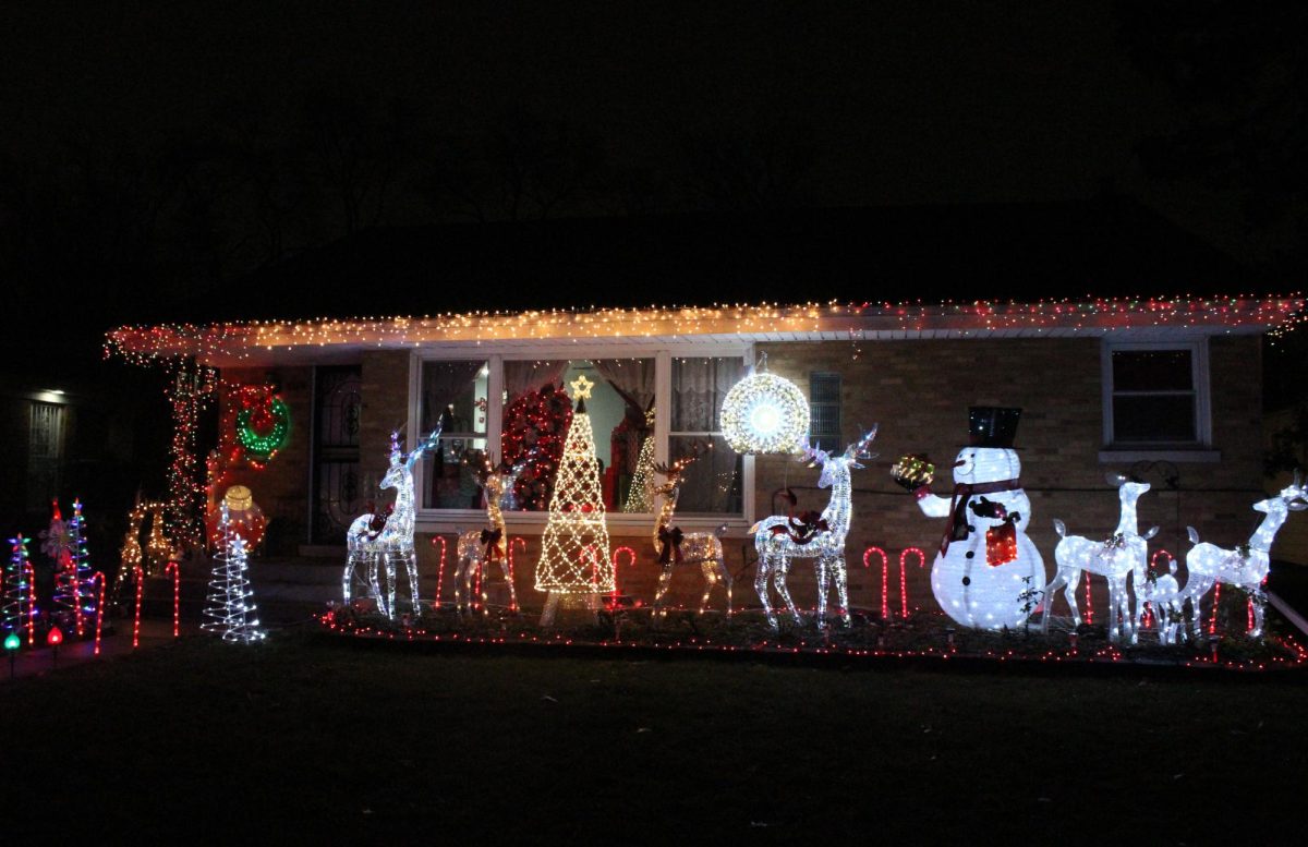 Some houses went all out this year with inflatables, lights and more! 