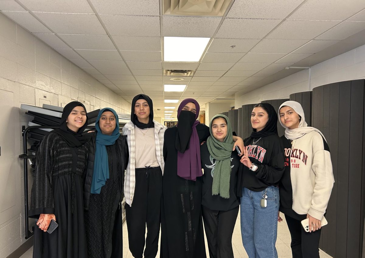 A few of the hijabi girls at Niles West.