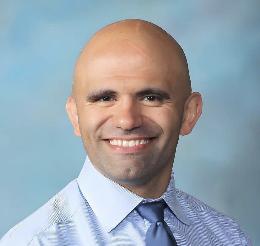 Dr. Antwan Babakhani pictured on Maine South High Schools website. 