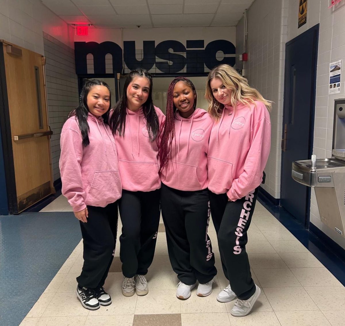 Orchesis officers posing together.