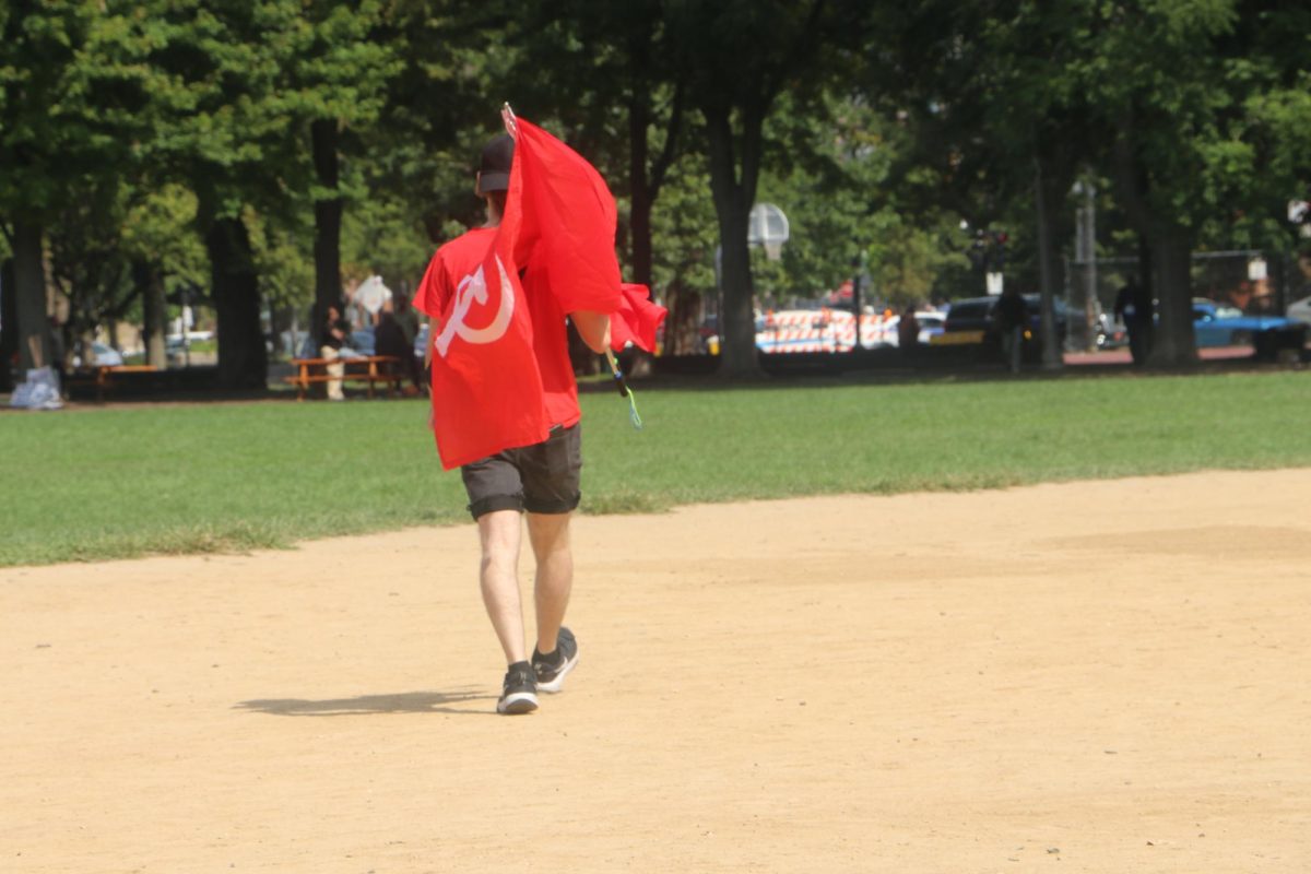 A communist organizer at Union park.