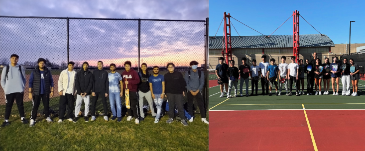 Left: Cricket Club, Right: Pickleball club (picture from @nileswestpickleball on instagram)