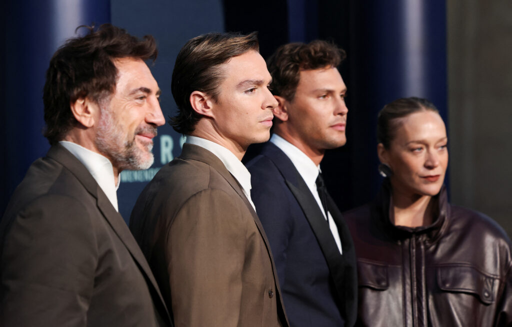 Cast members Javier Bardem, Cooper Koch, Nicholas Chavez and Chloe Sevigny attend a premiere for the Netflix series 'Monsters: The Lyle and Erik Menendez Story', at The Egyptian Theatre Hollywood, in Los Angeles, U.S. September 16, 2024. REUTERS/Mario Anzuoni