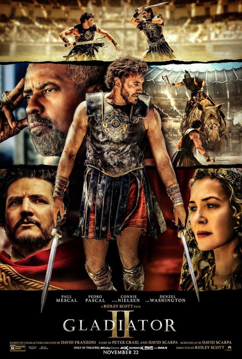 Official Poster for Gladiator II, via gladiator.movie.com