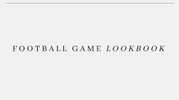 Football season has officially begun! There are a total of five home games, each with a different theme. If you are having trouble picking out your outfits, take a look.