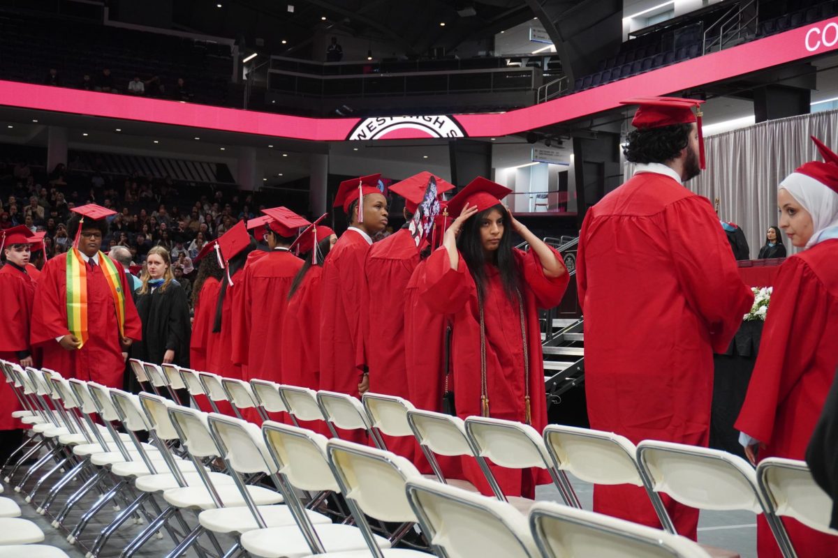 The Niles West 64th Annual Commencement Ceremony took place on May 25 in Welsh-Ryan Arena at Northwestern University. 
