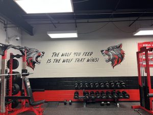 A new mural is added to the weight room along with a few other new additions.