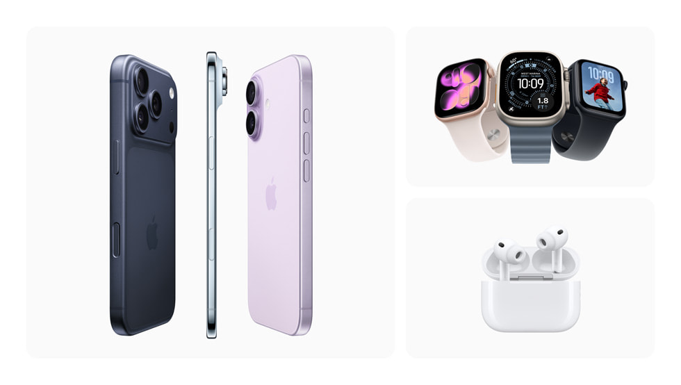 Apple's new product lineup announced in September.