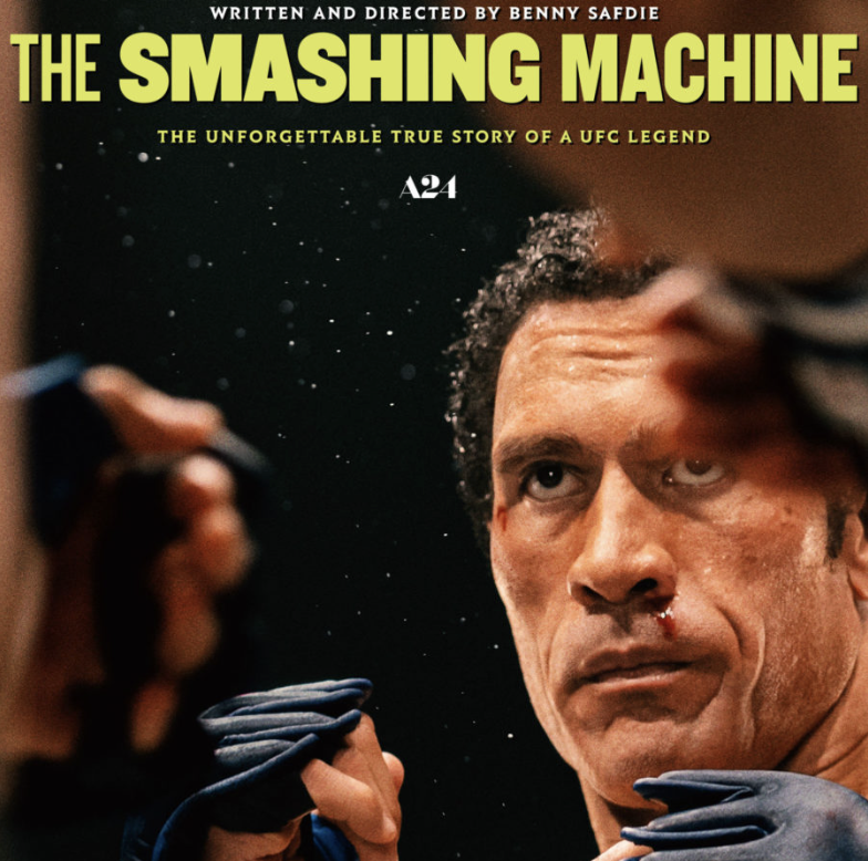 The Smashing Machine movie poster via Bleeding Cool News