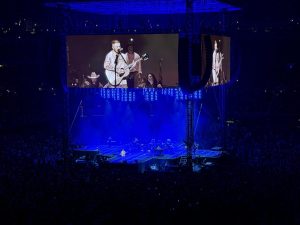 View from section 325 of the Zach Lane Bryan conert at The Dome At Americas Center in St. Louis, Missouri.