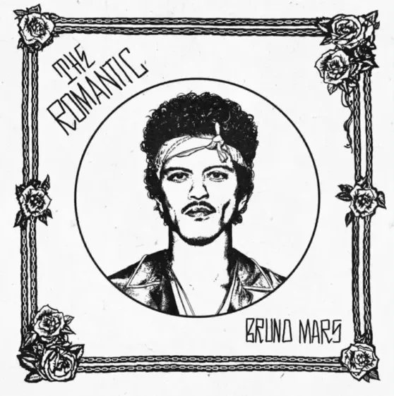 "The Romantic" album cover by Bruno Mars.