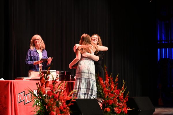Jamie Hoffman received the Outstanding Theater Student award and the Robert L. Johnson Award.